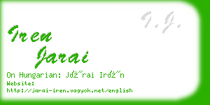 iren jarai business card